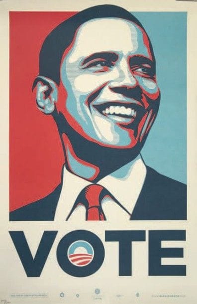 Shepard FAIREY (né en 1970)

Obama, 2008
Sérigraphies...