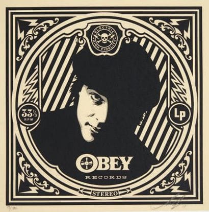 Obey Records
Lithographie projet LP cover...