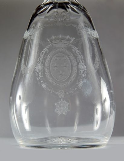 SERVICE EN CRISTAL AUX ARMES DU DUC D'ORLÉANS...