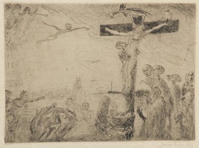 James Ensor (1860-1949)
Le Christ tourmenté...
