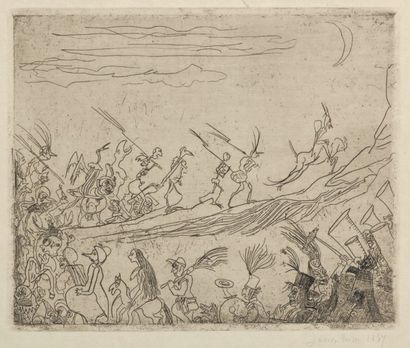 James Ensor (1860-1949)
Cortège Infernal,...