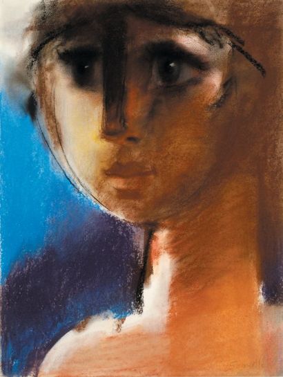 Roger Somville (1923-)
Portrait de femme...