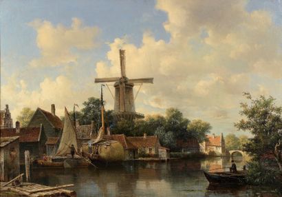 Everhardus Köster (1817-1892)
Moulin près...