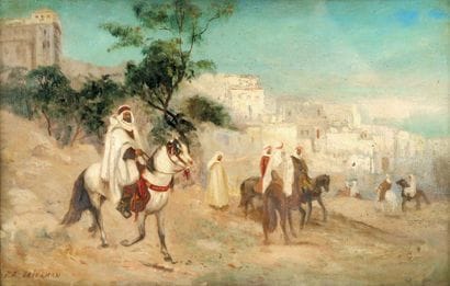 Frederick Arthur Bridgman (1847-1928)
Paysage...