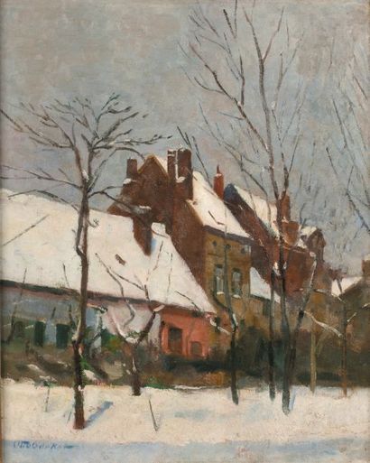 Otto B. de Kat (1907-1995)
Maisons sous la...