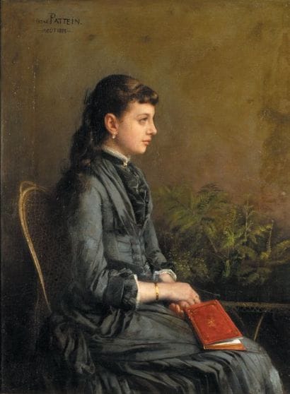 César Pattein (1850-1931)
Jeune femme à la...