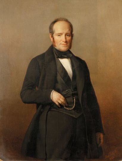 Albert Roberti (1811-1864)
Portrait de notable...