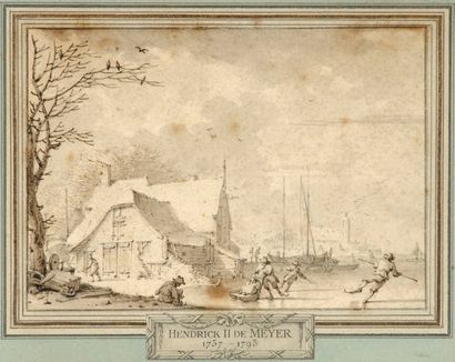 Hendrick II de MEYER (1737-1793)
Scène de...