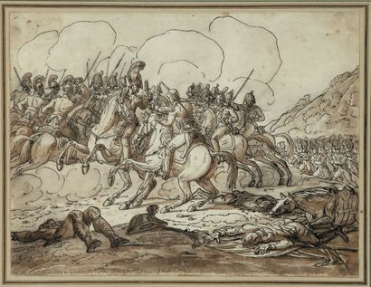 Attribué à Horace VERNET (1789-1863)
La réddition...