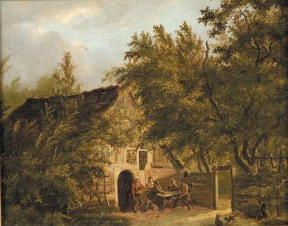 Pieter Barbiers (1772-1837)
Personnages devant...