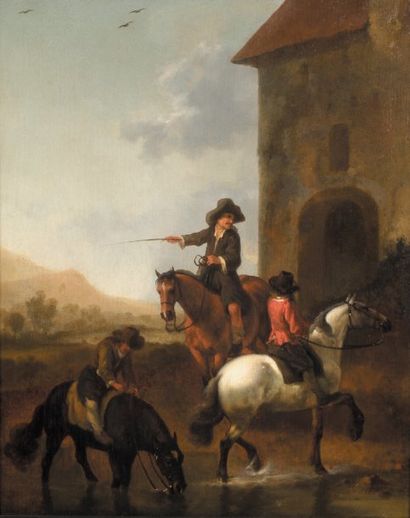 Abraham van Calraet (1642-1722)
La halte...