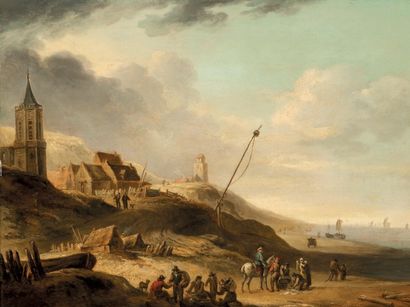 Ecole hollandaise du XIXe siècle, dans le...