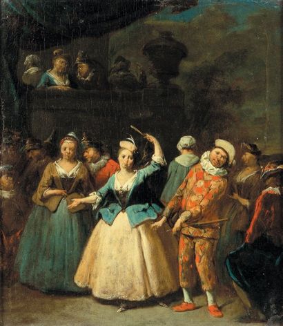 Jan Baptist Lambrechts (Anvers 1680-c.1735)
Scène...