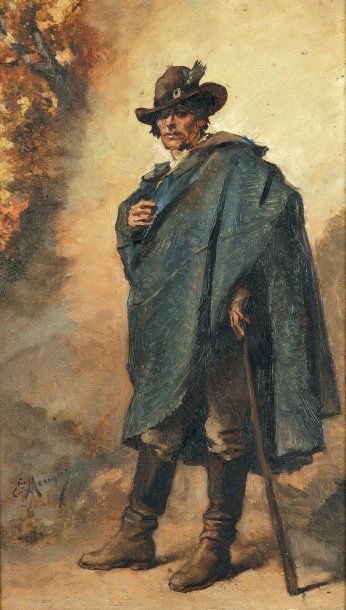 Constantin Meunier (1831-1905)
Portrait d'homme...