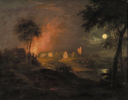 Ecole française vers 1780, entourage de Simon...