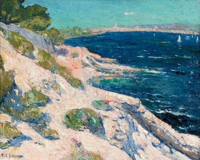 Paul Leduc (1876-1943)
Bord de mer méditerranéen...