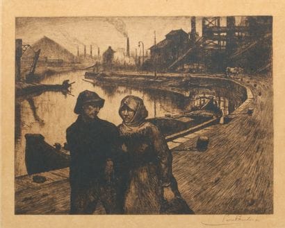 Pierre Paulus (1881-1959)
Les promeneurs....