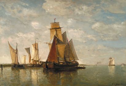 Paul Jean CLAYS (1819-1900)
Embouchure avec...