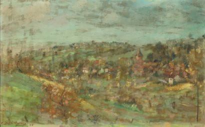 Creten-Georges (1887-1966)
Paysage à Lasne,...