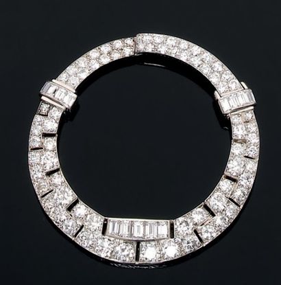 Van Cleef & Arpels. Années 1930 Clip de revers...