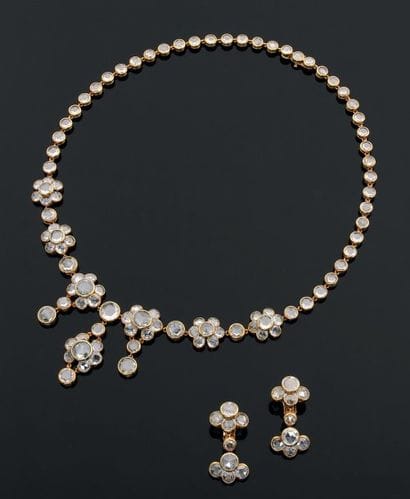 Faraone. Années 1960 Parure sertie de diamants...
