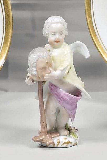 Meissen. Statuette représentant un amour...
