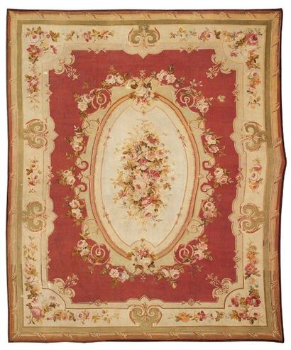 Tapis d'Aubusson - epoque Napoleon III Important...