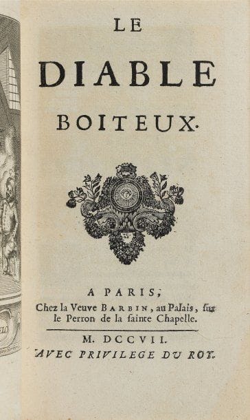 LE SAGE, Alain-René.
Le diable boiteux Paris,...