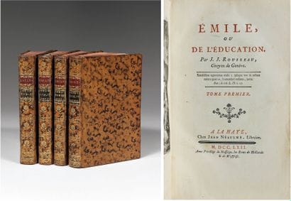 ROUSSEAU, Jean-Jacques.
Emile ou De l'éducation...