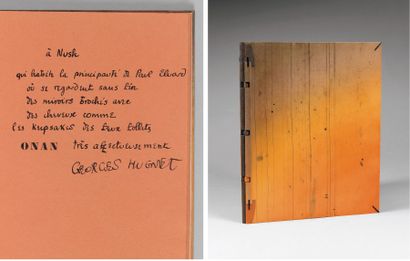 HUGNET, Georges.
Onan Paris, Éditions surréalites,...