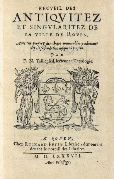 TAILLEPIED, F. N.
Recueil des antiquitez...
