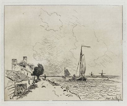 JONGKIND, Johan-Barthold.
Vues de Hollande....