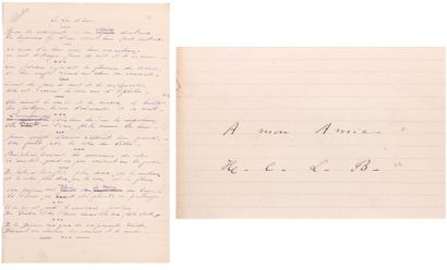 VIVIEN, Renée.
Evocations [Manuscrit autographe...