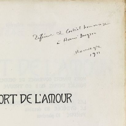 [BERGSON] MOREAS, Jean et André Rouveyre.
Mort...