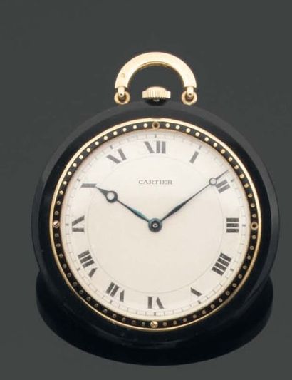CARTIER. Epoque ART DECO.
MONTRE de poche...