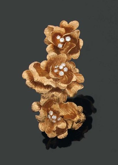 CHAUMET. Années 1970.
Grand CLIP en forme...