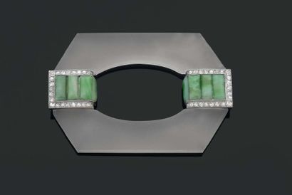 Georges FOUQUET. Année 1925.
BROCHE disque...
