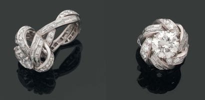 Pierre STERLE. Années 1950.
IMPORTANTE BAGUE...