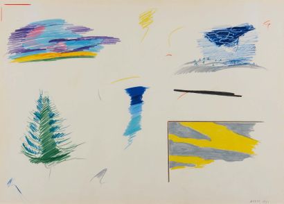 EDUARDO ARROYO (NÉ EN 1937)
Paysage, 1969...