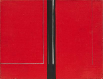 LUC PEIRE (1916-1994)
Petit tableau rouge,...