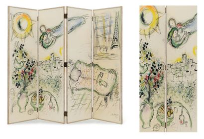 MARC CHAGALL (1887-1985)
Les fiancés aux...