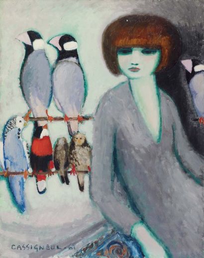 JEAN -PIERRE CASSIGNEUL (NÉ EN 1935)
Elégante...