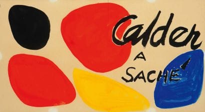 ALEXANDRE CALDER (1898 - 1976)
Calder à Saché...