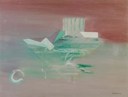 POL BURY (1922-2005)
Composition, 1959 Huile...