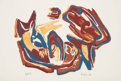 ANSGAR ELDE (1933-2000)
Sans titre, 1987
Eau...