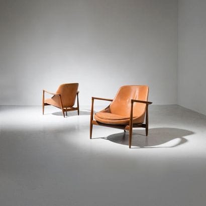 IB KOFOD-LARSEN (1922-2003)

Paire de fauteuils...