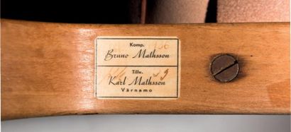 BRUNO MATHSSON (1907-1988)

Paire de chauffeuses...