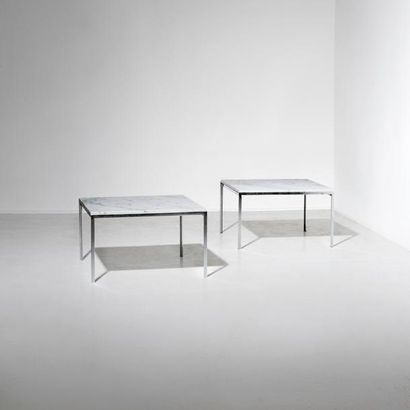 FLORENCE KNOLL (NÉE EN 1917)

Paire de tables...