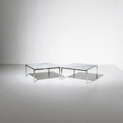 FLORENCE KNOLL (NÉE EN 1917)

Paire de tables...