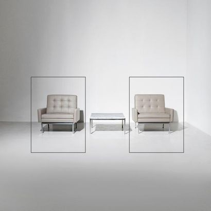 FLORENCE KNOLL (NÉE EN 1917)

Paire de fauteuils...